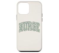 Boho Floral Nurse Retro Flower Healthcare Worker Nursing Coque pour iPhone 12 Mini