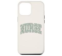Boho Floral Nurse Retro Flower Healthcare Worker Nursing Coque pour iPhone 12 Pro Max