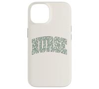 Boho Floral Nurse Retro Flower Healthcare Worker Nursing Coque pour iPhone 14