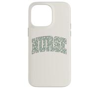 Boho Floral Nurse Retro Flower Healthcare Worker Nursing Coque pour iPhone 14 Pro Max