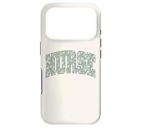 Boho Floral Nurse Retro Flower Healthcare Worker Nursing Coque pour iPhone 17 Pro