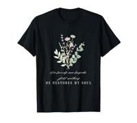 Boho Flower Christian, il me Conduit à côté de la Tenue de Still Waters T-Shirt