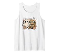 Boho Ghost Highland Cow Autumn Woman Fall Débardeur