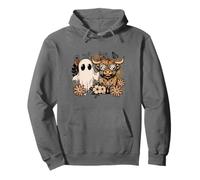 Boho Ghost Highland Cow Autumn Woman Fall Sweat à Capuche