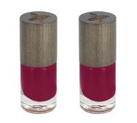 BOHO GREEN | Vernis à ongles 108 Raspberry crush | Lot de 2 | Brillance Longue Tenue 6 Jours | Hexanal Breveté Biocéramiques | 85% Origine Naturelle | Soin Protecteur Ongles | Vegan | Flacon 5 ml
