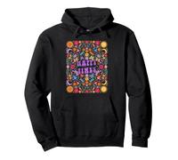 Boho Happy Times avec Fleurs et soleils Sweat à Capuche