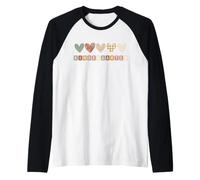 Boho Hearts Back to School Kindergarten Manche Raglan