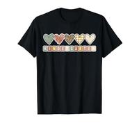 Boho Hearts Back to School Kindergarten T-Shirt Graphique avec Valeur, Homme, Noir, XL