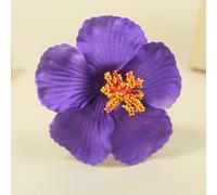 Boho Island Pince à cheveux en forme de fleur de style vacances pour atmosphère féminine Bord de mer Violet