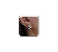 Boho Mariage Mini Boucles D'oreilles Coeur Or Argent Dainty Cz Simple Cute Small Love Smaller Rhinestone Sparkly Tiny Crystal Delicate Minimalist Trendy Jewelry For Women
