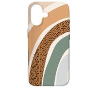 Boho Orange brûlé Demi-Arc-en-Ciel avec Motif à Pois Coque pour iPhone 17