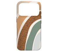Boho Orange brûlé Demi-Arc-en-Ciel avec Motif à Pois Coque pour iPhone 17 Pro
