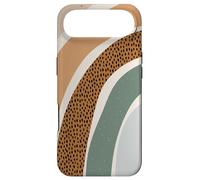 Boho Orange brûlé Demi-Arc-en-Ciel avec Motif à Pois Coque pour iPhone Air