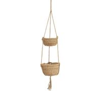 Boho pots de fleurs d'algues panier suspendu 2pcs décoration 130cm