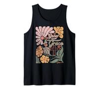 Boho Retro Christian Grow in Grace Christian Bible Hommes Femmes Débardeur
