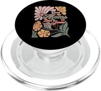 Boho Retro Fête des Mères Christian Cool Moms Love Jesus PopSockets PopGrip pour MagSafe