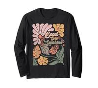 Boho Retro Floral Good Day Sunshine Hommes Femmes Manche Longue