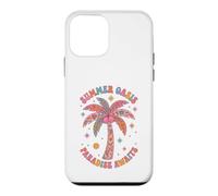 Boho Summer Oasis Paradise Vous Attend Un Palmier Tropical rétro Coque pour iPhone 12 Mini