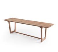 BOHO - Table haute XXL en Teck marron L300 Marron