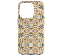 Boho Tile Blanc Coque pour iPhone 14 Pro