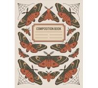 Boho Vintage Death Moth Halloween Notebook: 120 Pages, with Cutest Cover Design, suitable for Drawing, Ideas, Girls, Students, Back to School gifts120 ... Ideas, Girls, Students, Back to School gifts
