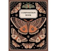 Boho Vintage Death Moth Halloween Notebook: 120 Pages, with Illustration Cover Design, ideal for Drawing, Ideas, Journaling, Teachers, Teens, Back to ... for Drawing, Ideas, Journaling, Teachers, Te