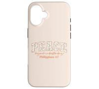Boho Wildflower Bible Verse Christian Collection. Peace Coque pour iPhone 16