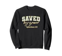 Boho Wildflower Bible Verse Christian Collection. Saved Sweatshirt