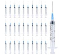 Bohoray 30pcs 3ml Seringues, Seringues Sans Aiguille Emballés Individuellement Sterile Plastique Seringue pour Alimentation des Animaux Domestiques, Laboratoires, Mesure de Liquides