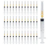Bohoray 35pcs 2ml Seringues, Seringues Sans Aiguille Emballés Individuellement Sterile Plastique Seringue pour Alimentation des Animaux Domestiques, Laboratoires, Mesure de Liquides