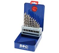 Bohrcraft Jg. brocas DIN 338 N HSS-G, caja métalica MG36 // 2,0-6,5x0,5/36-uds.