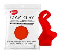 BOHS Argile Mousse Rot de Modélisation - Moelleuse, Douce, Autodurcissante - pour Projet Scolaire, Cosplay, Fausse Cuisson, Fournitures de Slime - 1,1 Lbs/ 500 Grammes