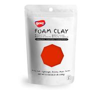BOHS Argile Mousse Rouge - Douce, malléable, séchage à l'air - pour projets Scolaires, Cosplay, pâtisserie Artificielle, Fournitures de Slime - 100 g