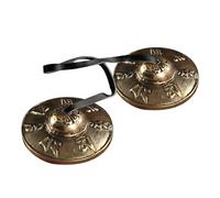 Bohue Cymbales tibétaines Tingsha Cloches de méditation avec symboles bouddhistes pour la guérison et la pleine conscience Cadeaux spirituels