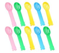 Bohue Lot de 10 pelles à sable en plastique pour hamster, animal domestique, chat, chien, tamis à sable, outil de nettoyage, durable, facile à nettoyer pour animaux de compagnie