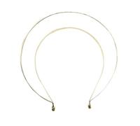 Bohue Serre-tête avec auréole d'ange - Couronne céleste dorée - Couronne de reine gothique - Diadème gracieux - Accessoire de fête d'Halloween - Accessoire photo