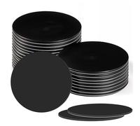 BOHUIZ Lot de 20 étiquettes NFC - 25 mm - Autocollants NFC - Réinscriptibles - Cartes NFC Ntag215 - Compatible avec TagMo et Amiibo - Noir