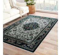 BOHUO 3D Grand Tapis Salon Rug Minimaliste Tapis Descente de Lit Lavable Rectangulaire Décoration pour Paillassons Entrée, Chambre d'enfant(Gris 15)-210x300cm