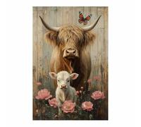 BOHUO Impression sur Toile Animal,Tableau Decoration Murale, Fleurs Tableau Affiche Murale ImpriméS Pour Salle Bain Chambre Coucher(Argent 69)-30x40cm Sans cadre