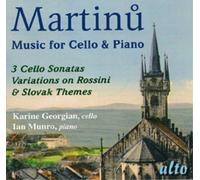 Bohuslav Martinu Martinu: Music for Cello & Piano (CD) Album