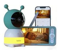 BOIFUN 2K 5" Babyphone Camera, Veilleuses Colorées, Rotation à 360° avec Application Telephone, Surveillance des Mouvements, Suivi Automatique, Zone d'Alarme Personnalisée, Zoom 4X C