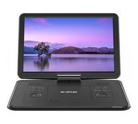 BOIFUN Lecteur DVD Portable 17,5" avec Grand écran HD 15,6" , Batterie Rechargeable 6 Heures ,SD/synchronisation TV et Plusieurs formats de Disque G