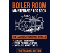 Boiler Room Maintenance Log book: Boiler Room Log & Facility Maintenance Tracker | Manage Heating System Records, HVAC Maintenance Log, and Plant Operation Log
