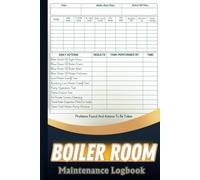 Boiler Room Maintenance Log Book: Daily Boiler Operation Logbook for Recording Inspections, Tests, Readings, and Maintenance Tasks