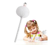 boiler Stylos Gel de Noël, Stylo à Bille de Dessin animé en Peluche Pompon, Stylos à Bille Fantaisie Bonhomme de Neige, père noël, Renne, Arbre de noël, pour récompense de ournitures
