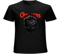 BOINAITS Critters Cult Sci-FI Comedy Horror Casual Custom Short Sleeve Cotton T Shirt Black 3XL