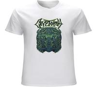BOINAITS Cryptopsy T Shirt Morticole Band Logo Mens White M