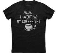BOINAITS I Haven't Had My Coffee Yet Coffe Lover Unisex Short Sleeve Cotton Mens T-Shirt Black M