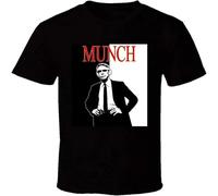 BOINAITS John Munch Law and Order TV Show SVU Cool T Shirt Black M