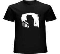 BOINAITS Mens T Shirt Nosferatu Horror Cult B-Movie Vampire Shadow Black 3XL